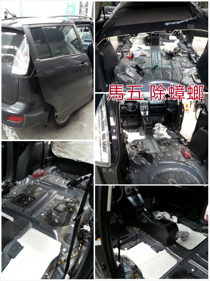 汽車內部除蟑